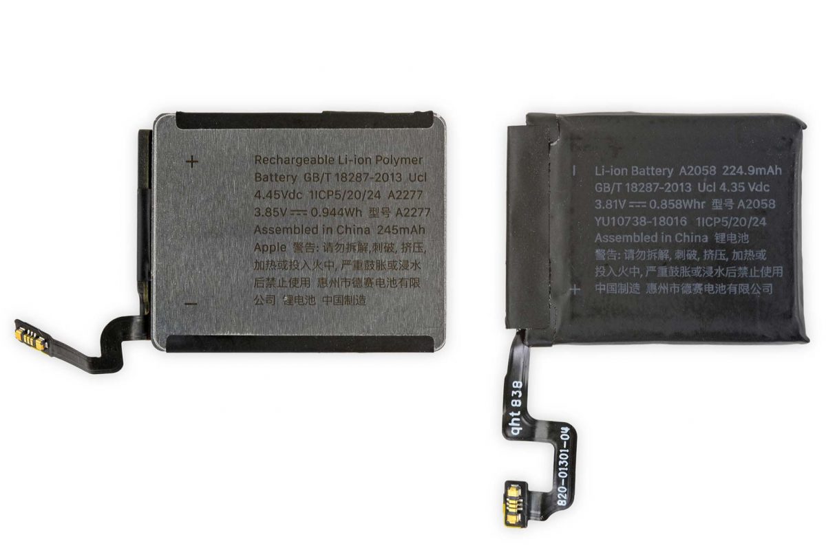 Troca de bateria APPLE WATCH SE